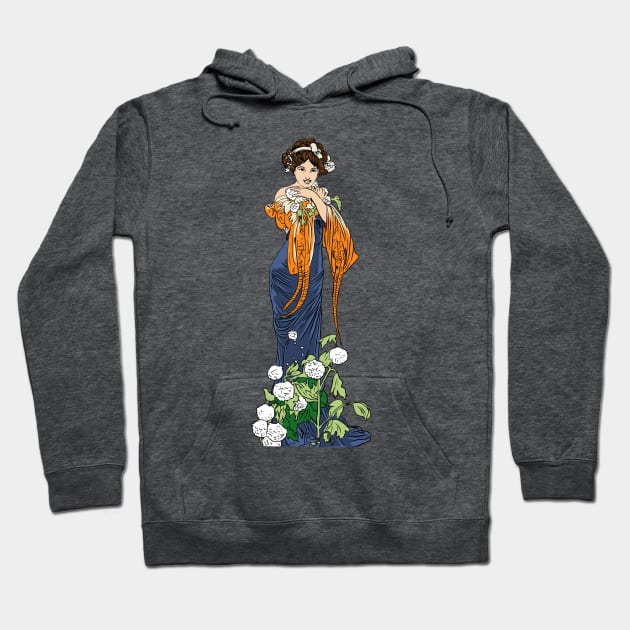 Gaspar Camps Flower Girl Hoodie by BlademanUnitPi